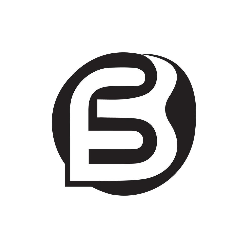 inicial letra bf logo o pensión completa logo vector diseño modelo