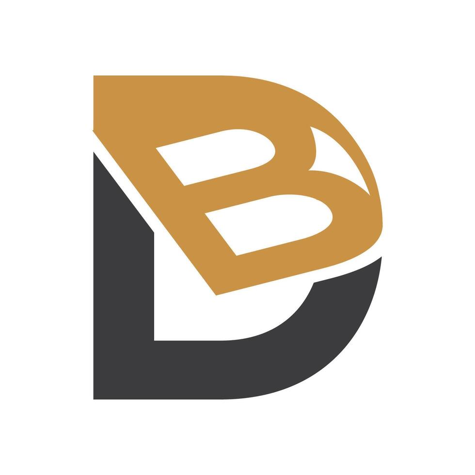 inicial letra bd logo o db logo vector diseño modelo