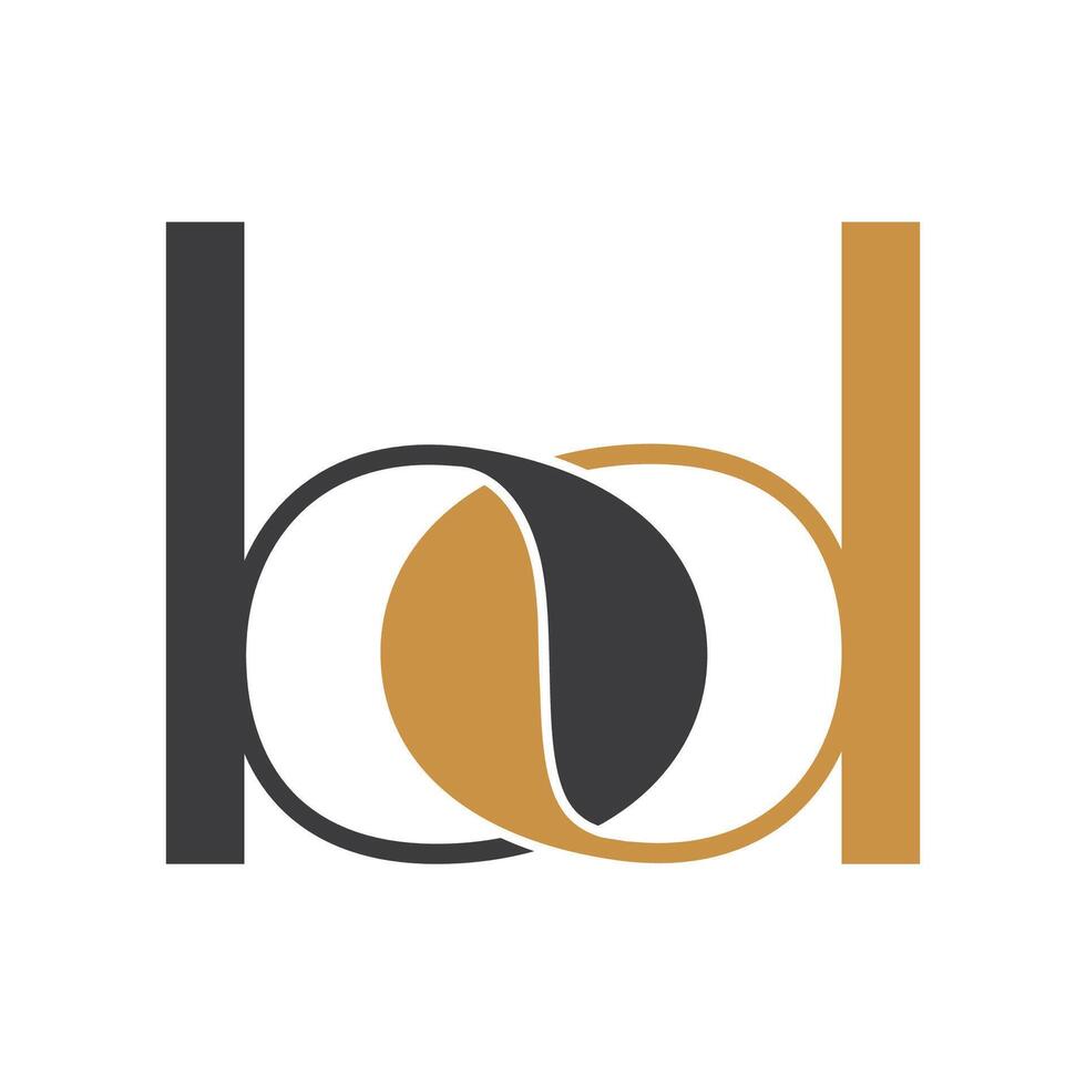inicial letra bd logo o db logo vector diseño modelo