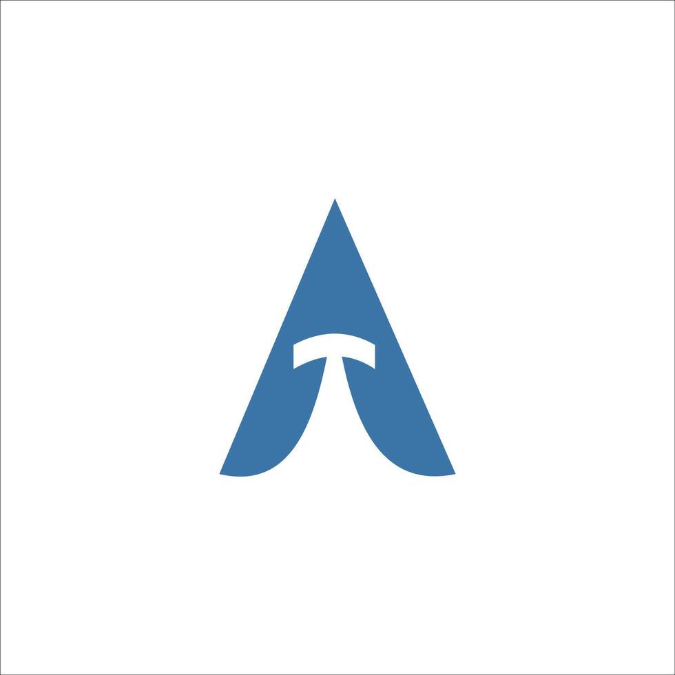 Initial letter at logo or ta logo vector design template