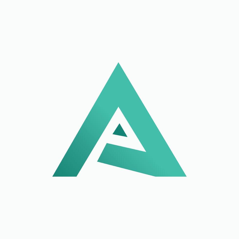Letter AP logo design template vector
