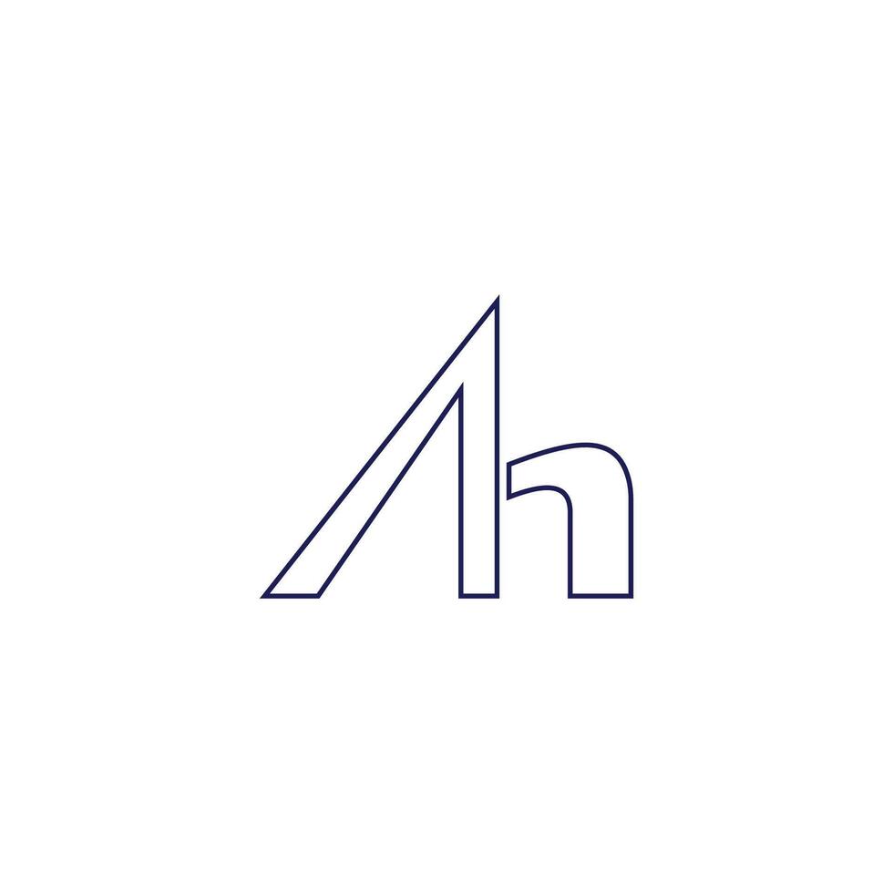 inicial letra un o n / A logo vector diseño modelo