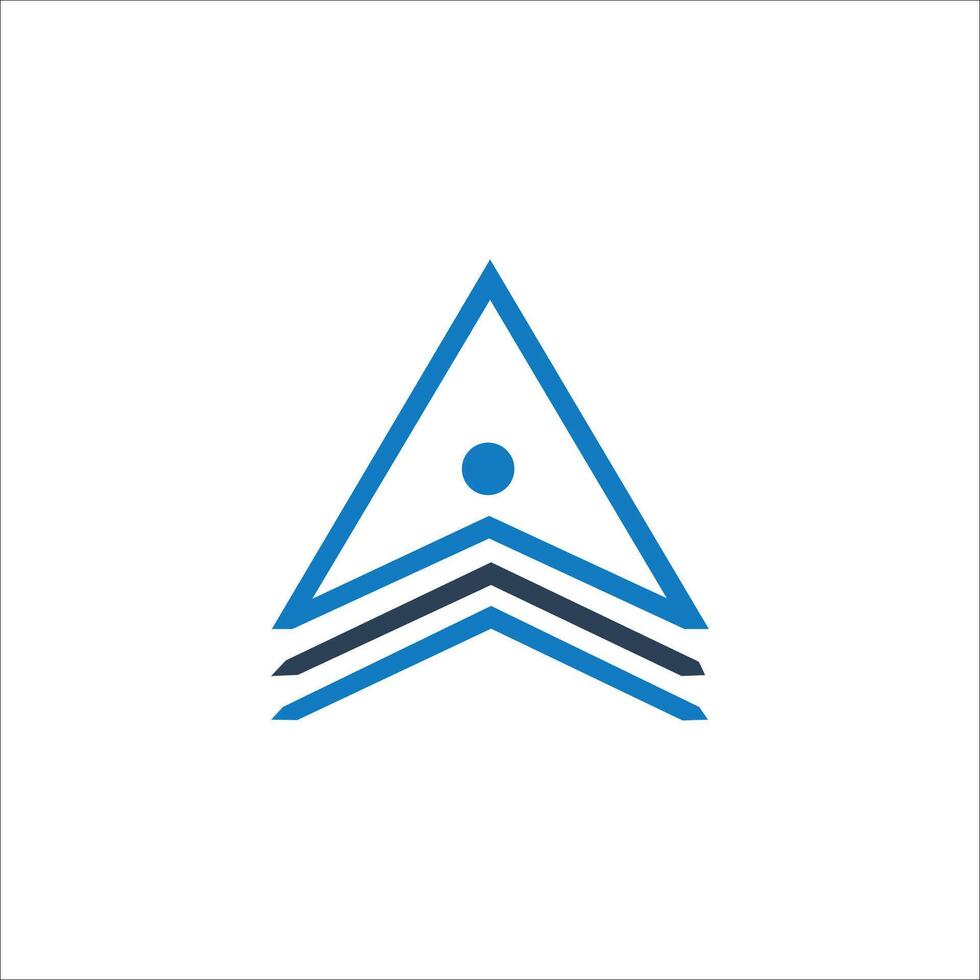 Initial letter ai or ia logo vector design template