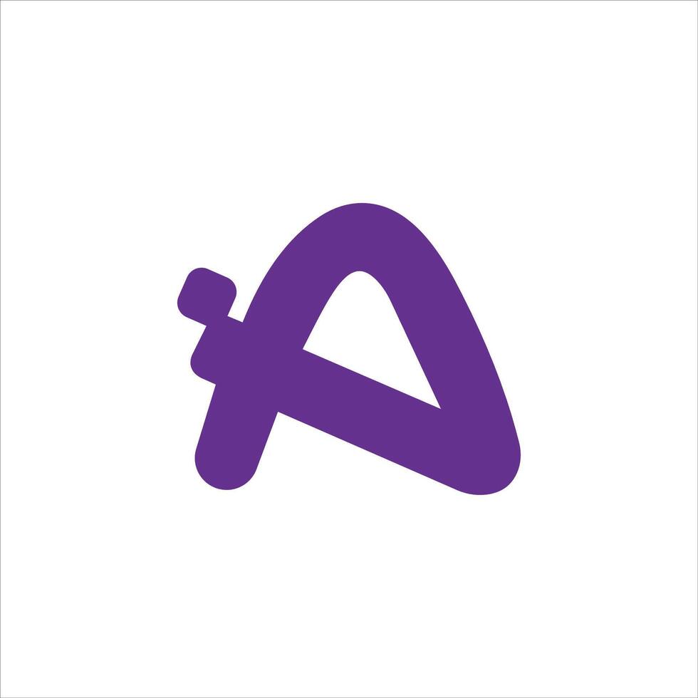 Initial letter ai or ia logo vector design template