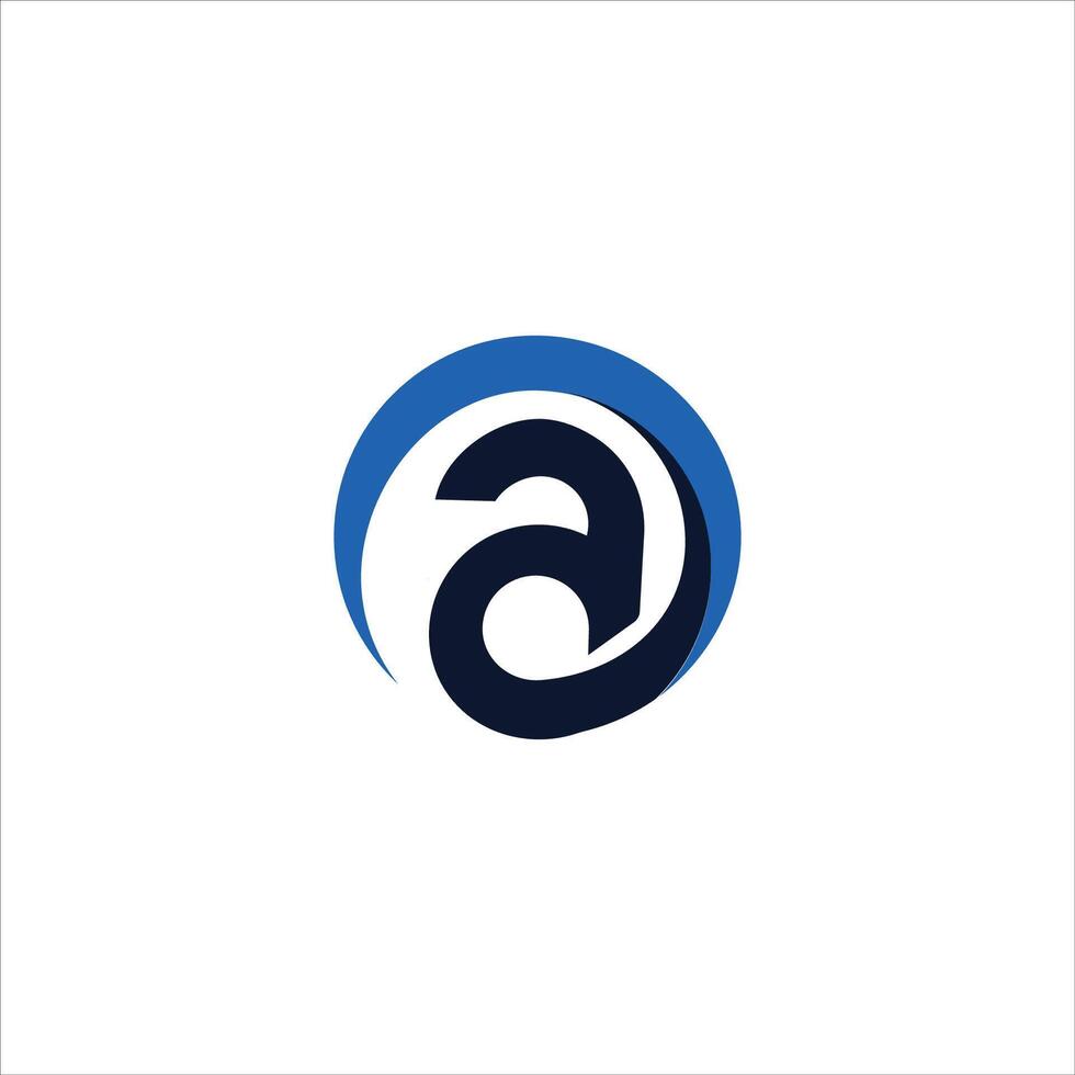 Initial letter ai or ia logo vector design template
