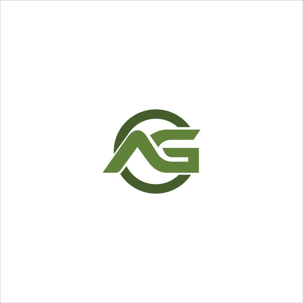 Initial letter ah or ha logo design template vector