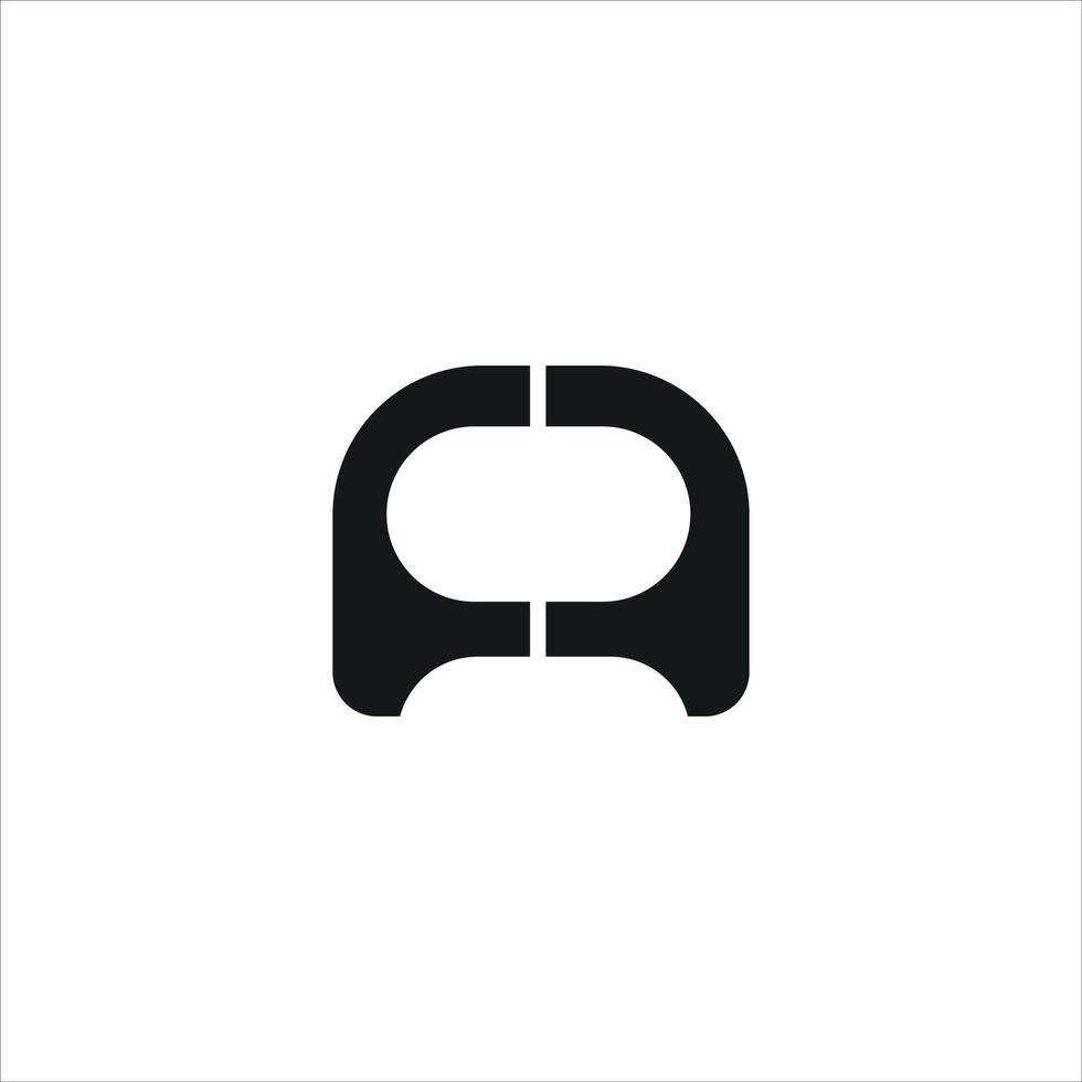 Initial letter af or fa logo design template vector