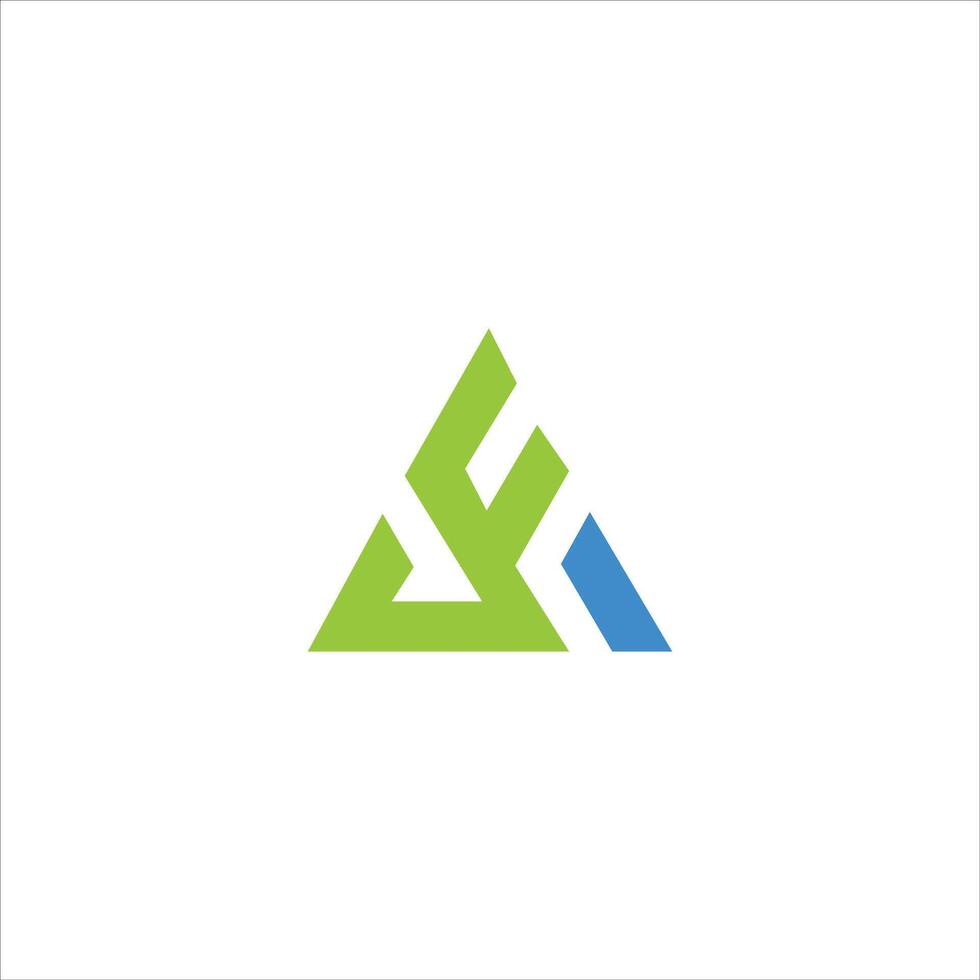 Initial letter af or fa logo design template vector