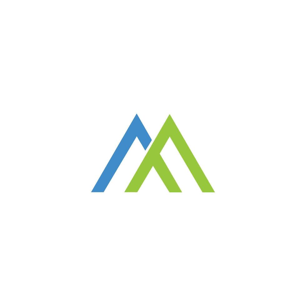 Initial letter af or fa logo design template vector