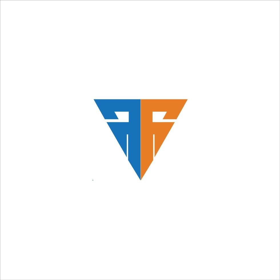 Initial letter af or fa logo design template vector