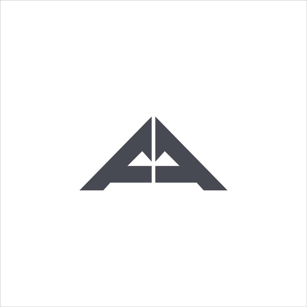 Initial letter af or fa logo design template vector