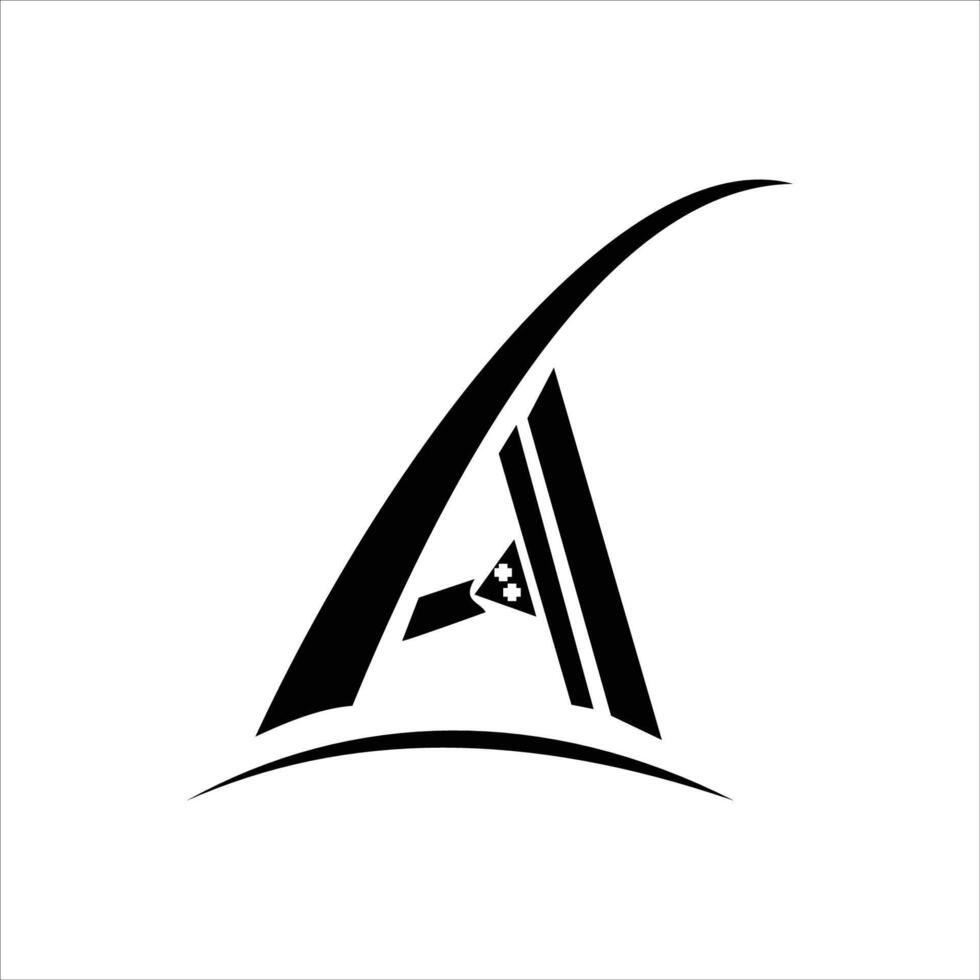 Initial letter a logo vector template