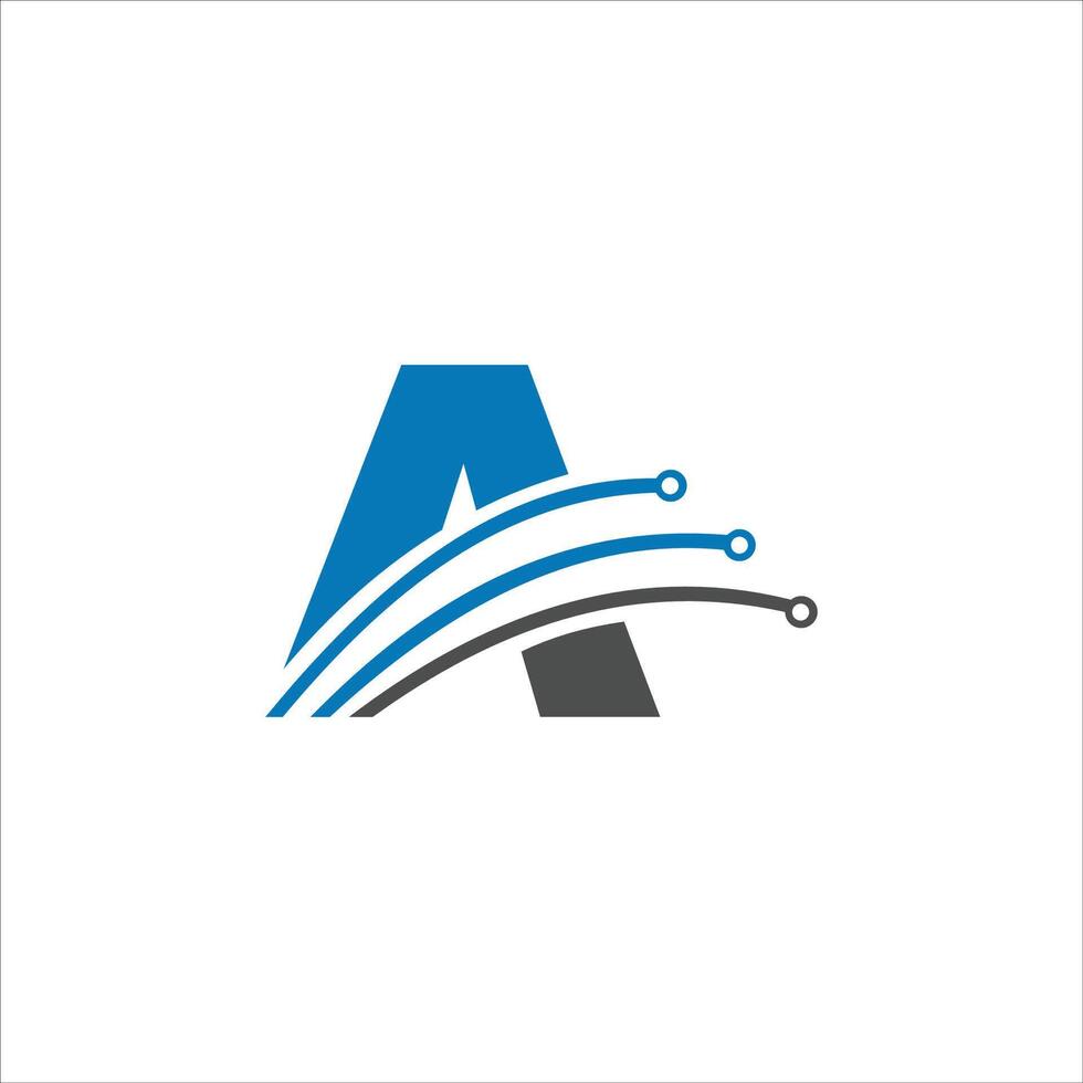 Initial letter a logo vector template