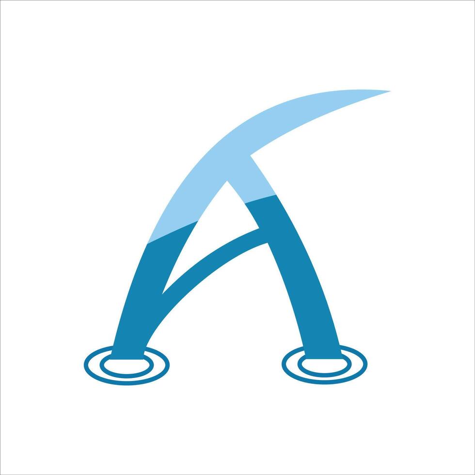 Initial letter a logo vector template