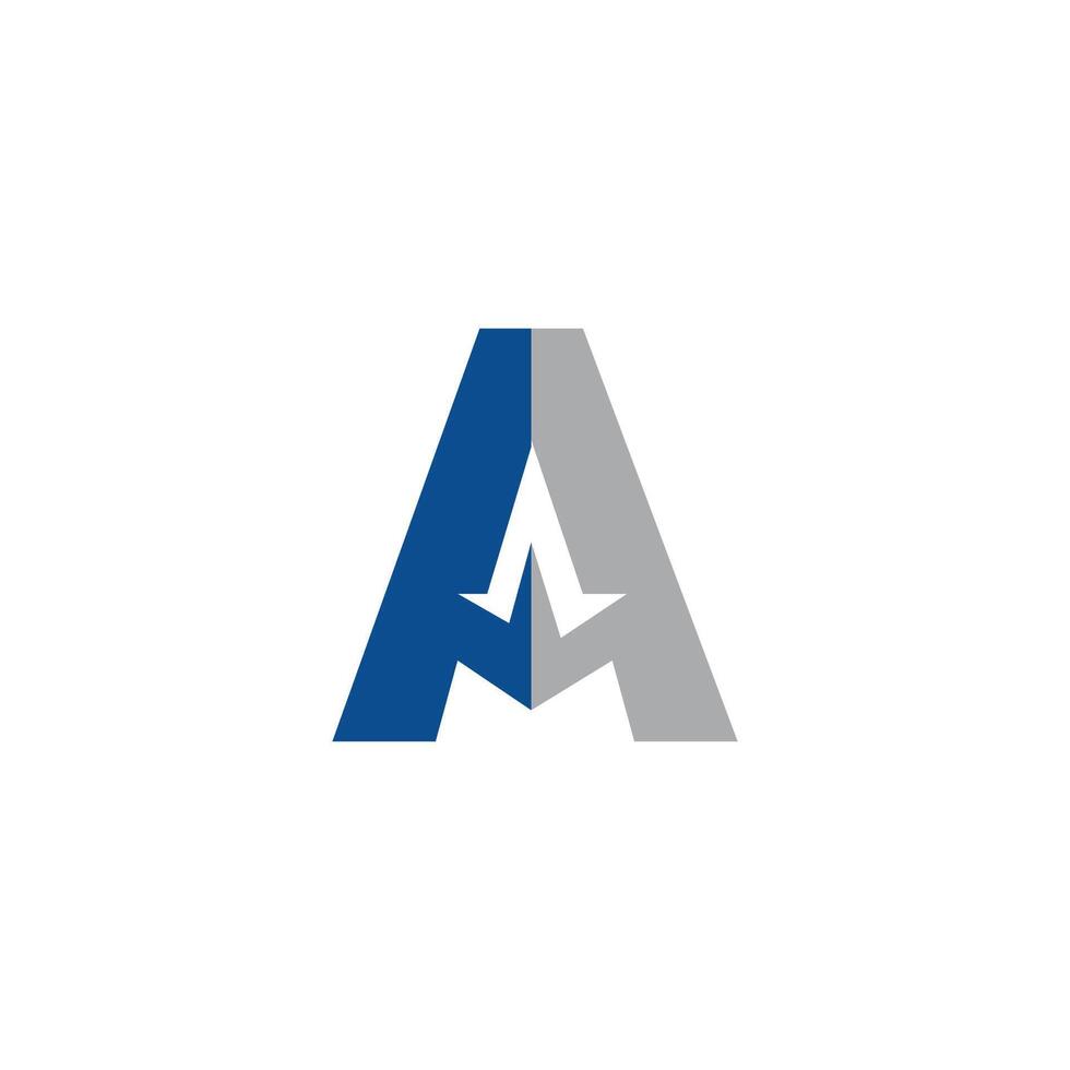 Initial letter a logo vector template