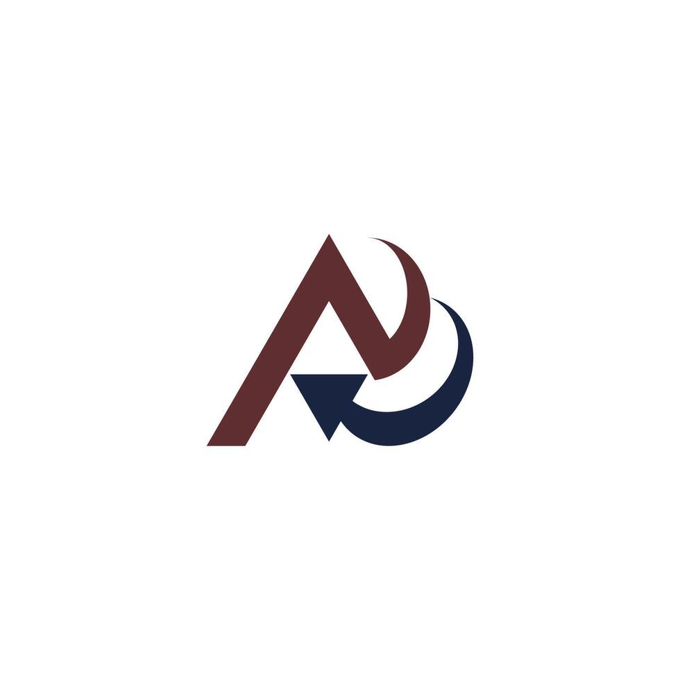 Initial letter a logo vector template