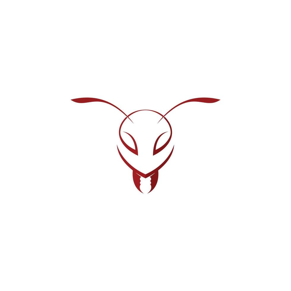 Ant Logo vector illustration template design