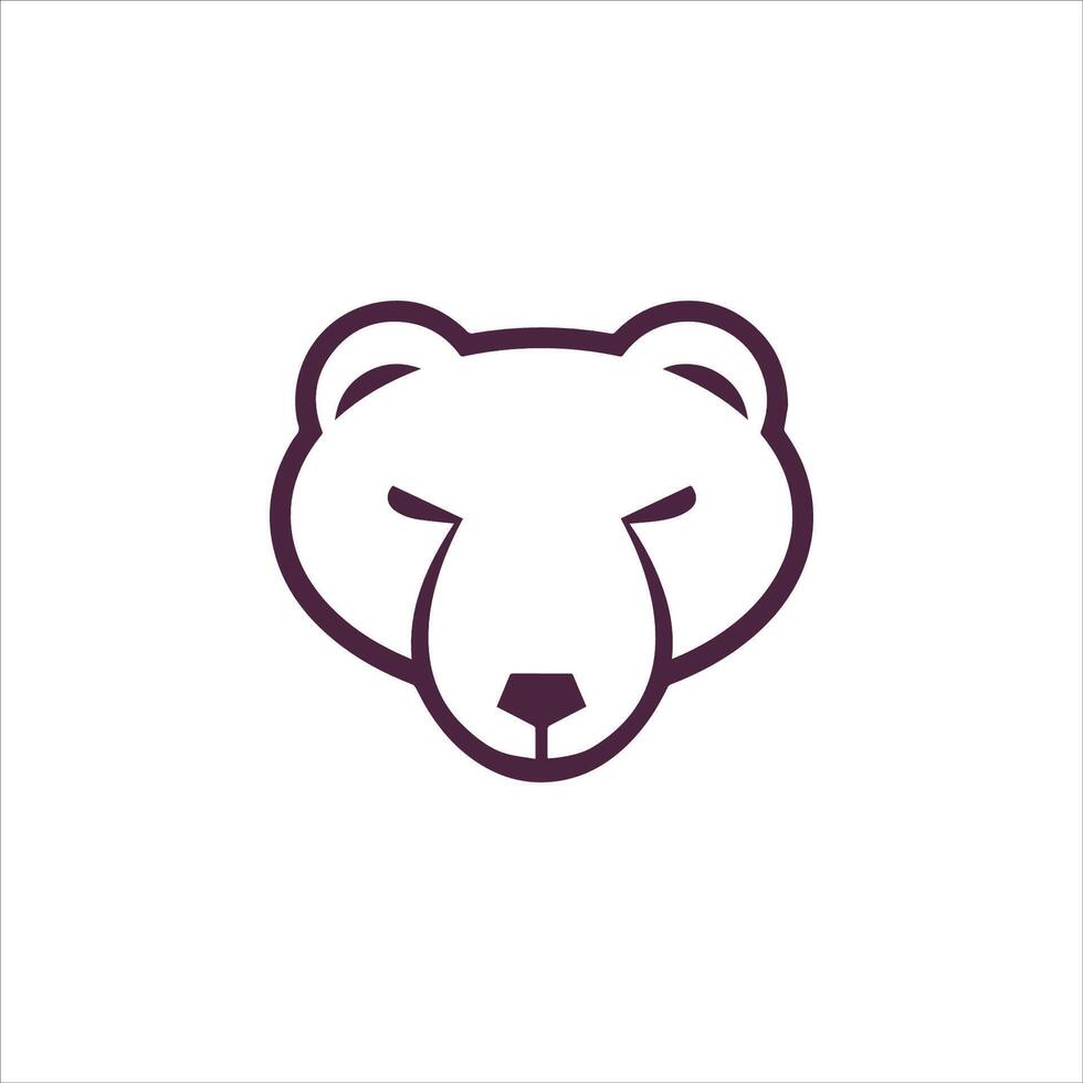 Bear Logo Vector Design Template