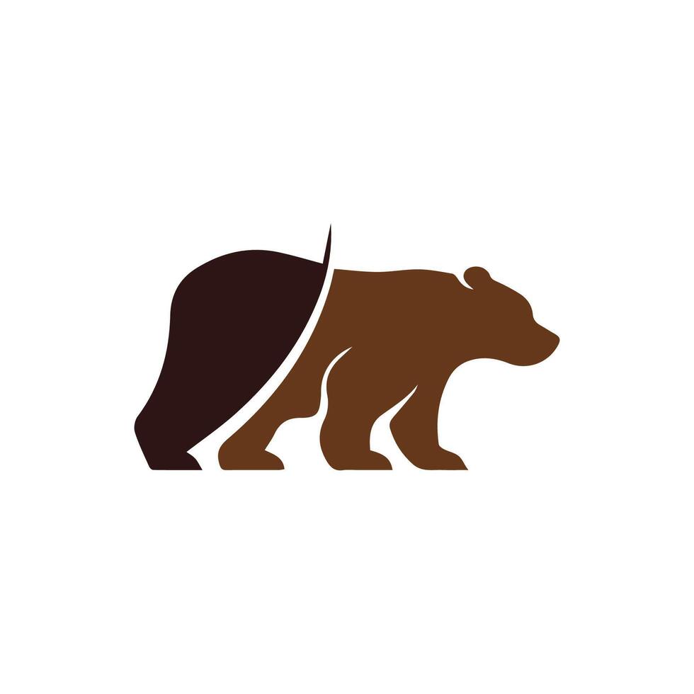 Bear Logo Vector Design Template