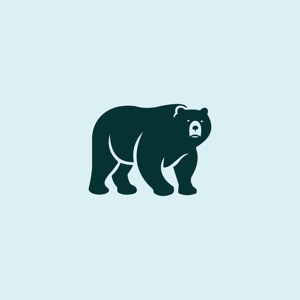 Bear Logo Vector Design Template