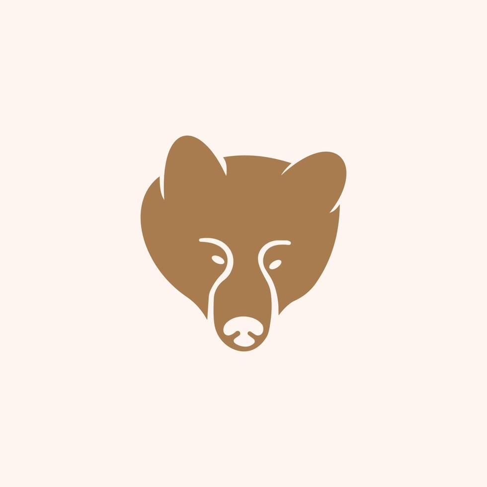 Bear Logo Vector Design Template