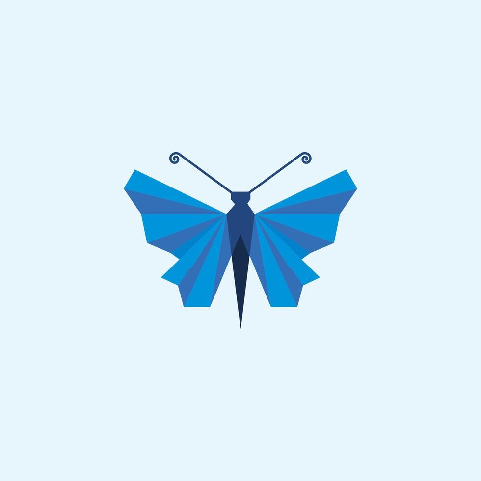 Butterfly logo vector design template