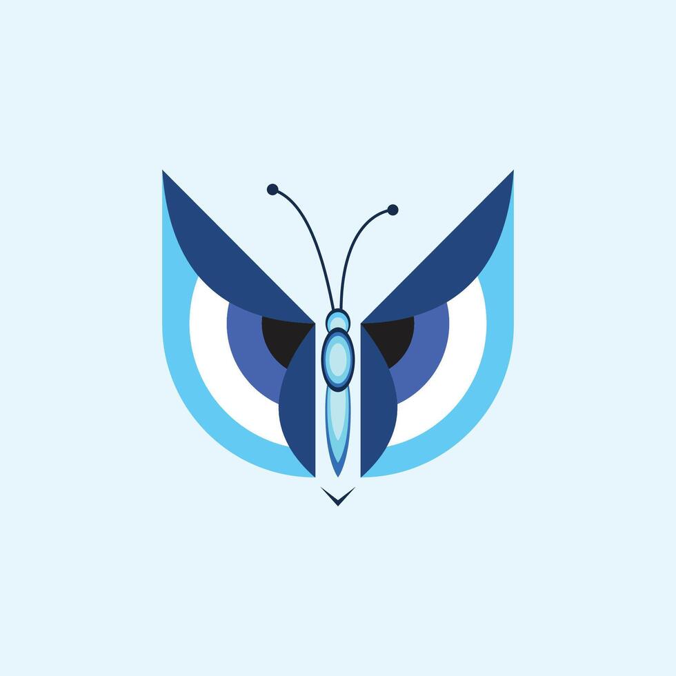 Butterfly logo vector design template
