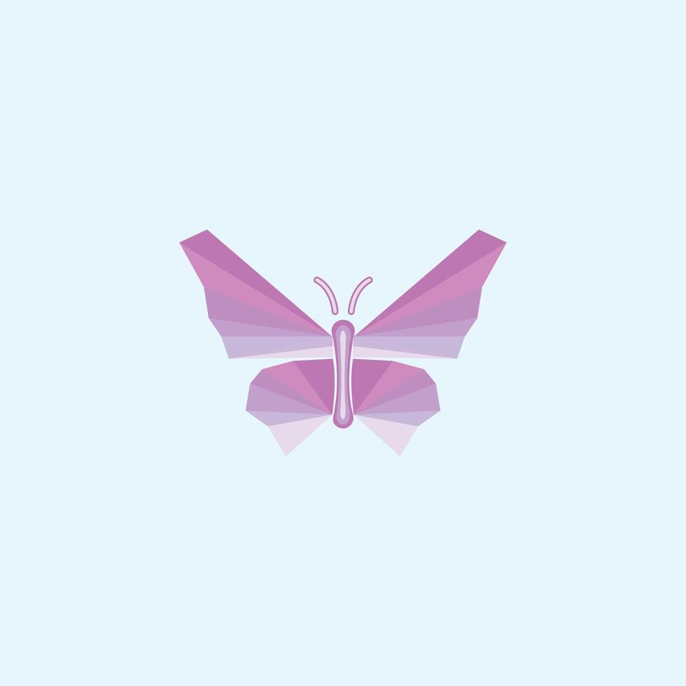 plantilla de diseño de vector de logotipo de mariposa