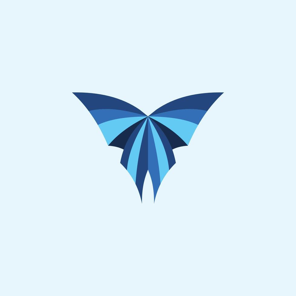 Butterfly logo vector design template