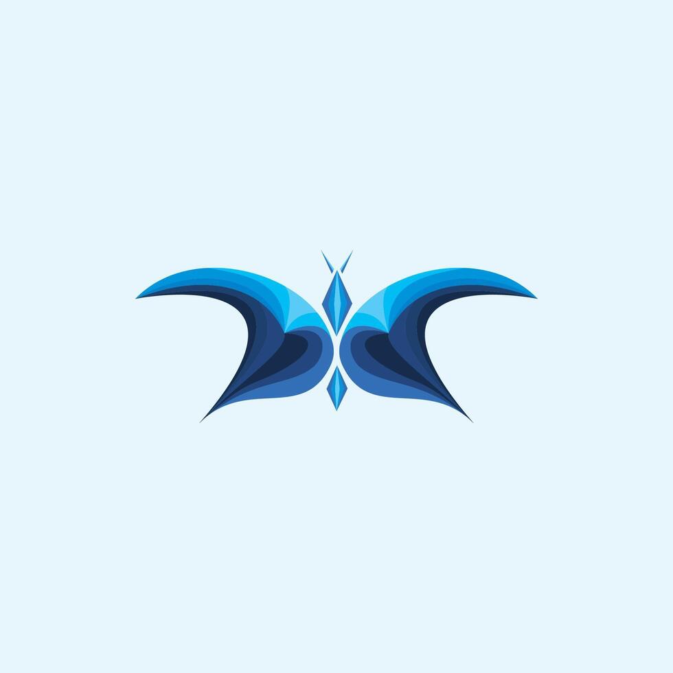 Butterfly logo vector design template