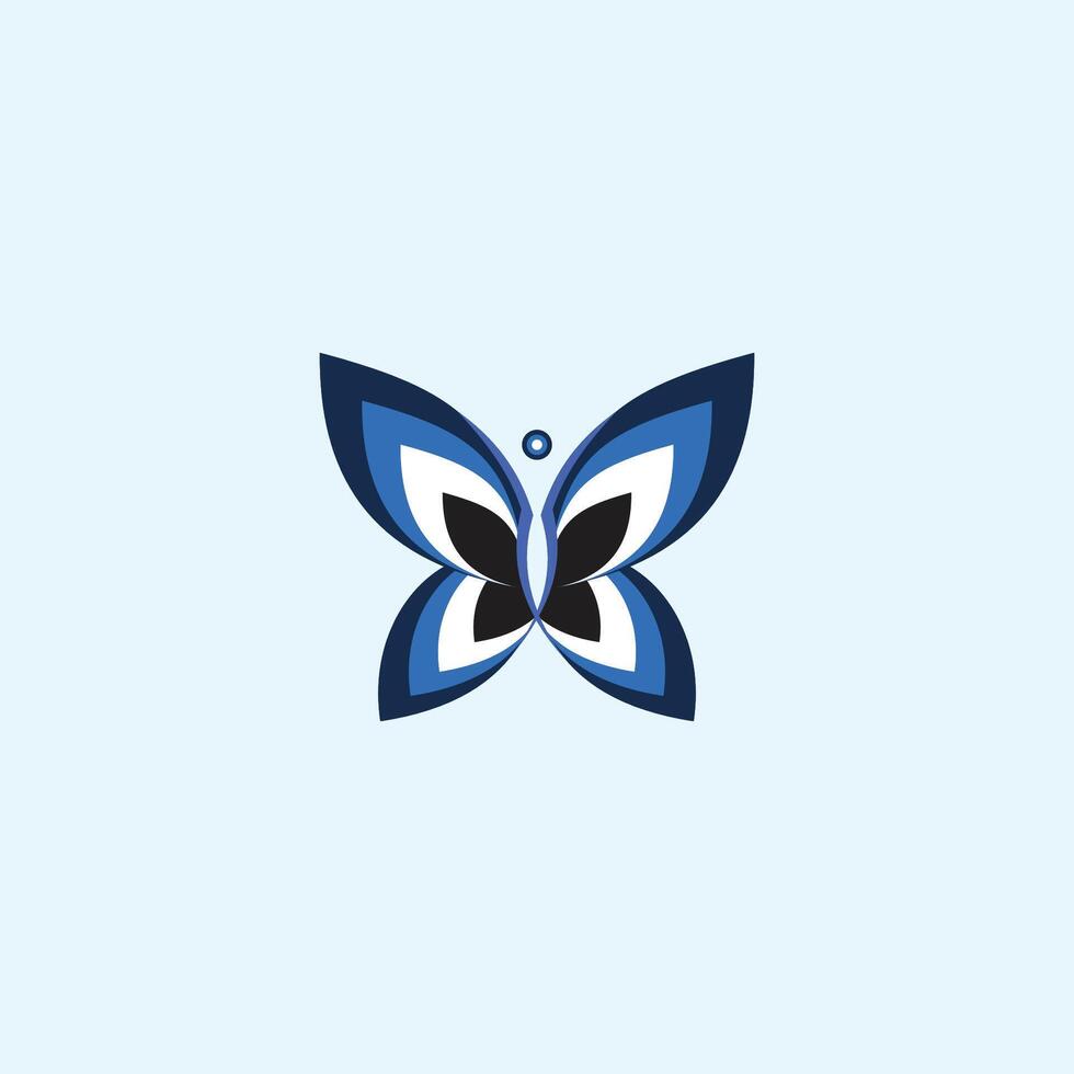 Butterfly logo vector design template