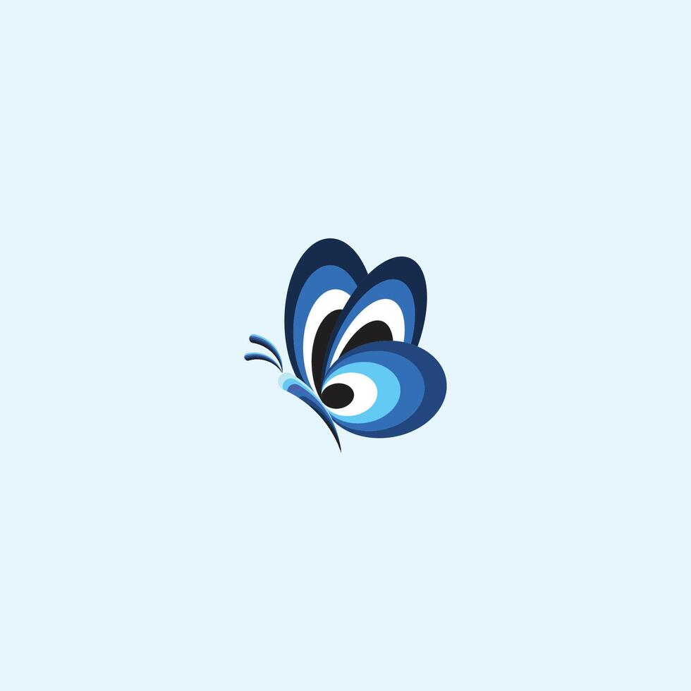 Butterfly logo vector design template