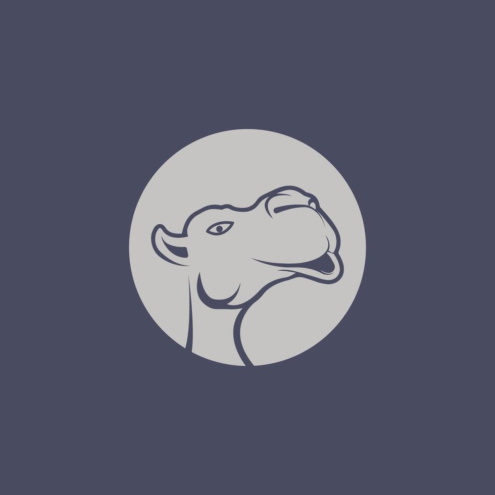 Animal Camel Logo Design Template vector