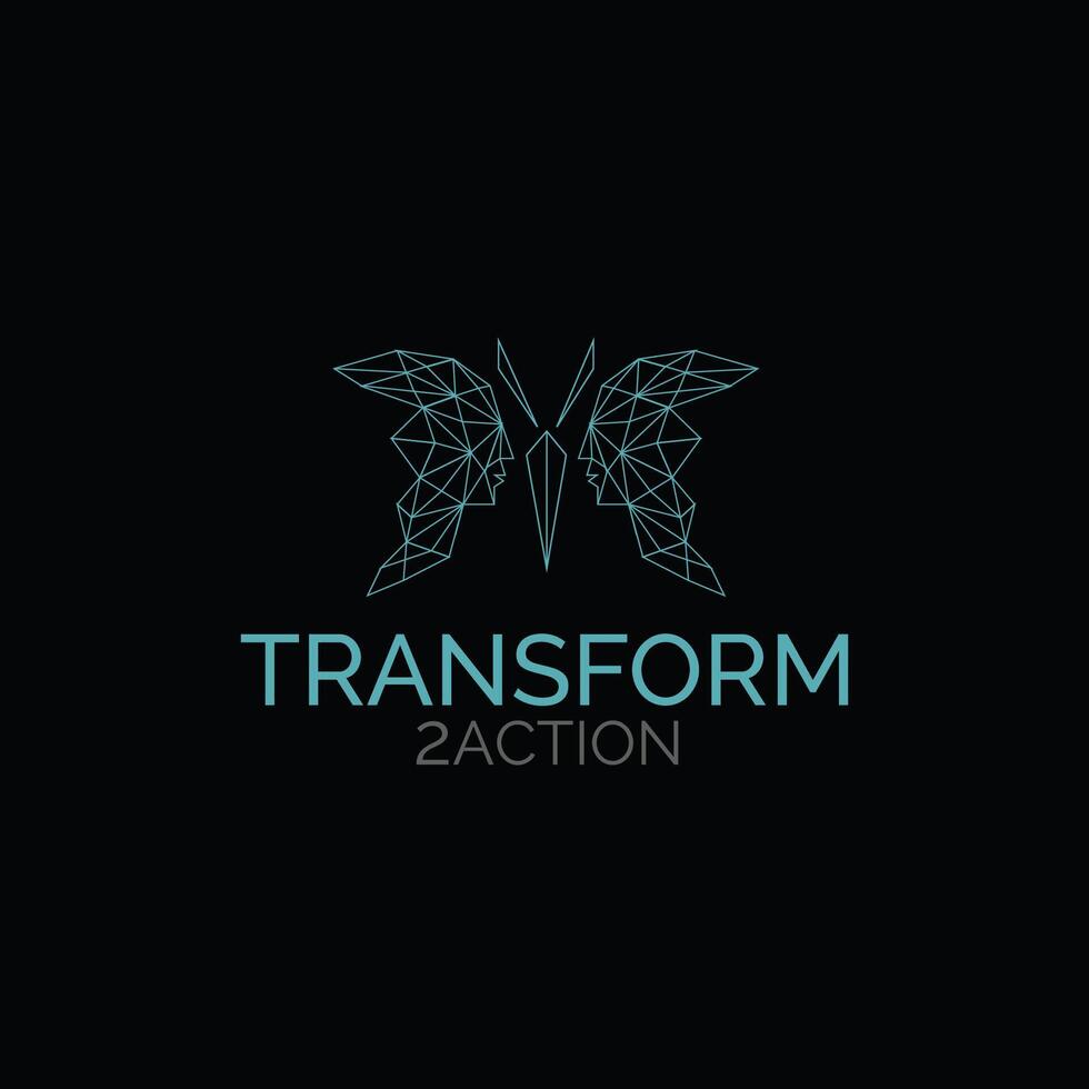 Butterfly logo vector design template