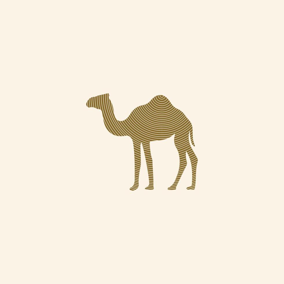 Animal Camel Logo Design Template vector