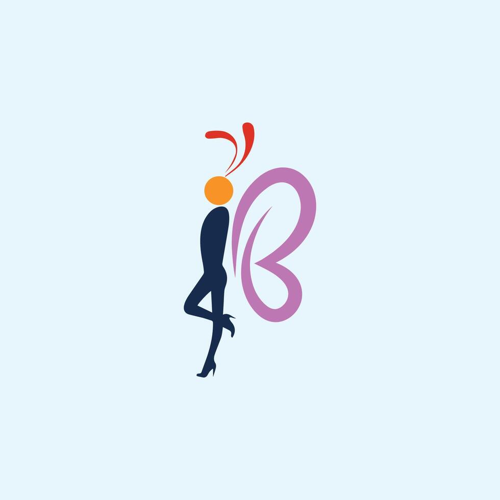 Butterfly logo vector design template