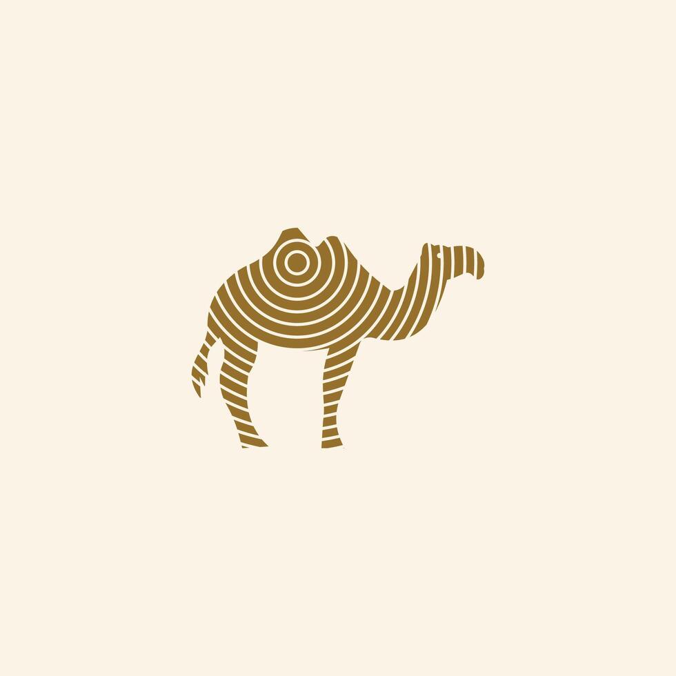 Animal Camel Logo Design Template vector