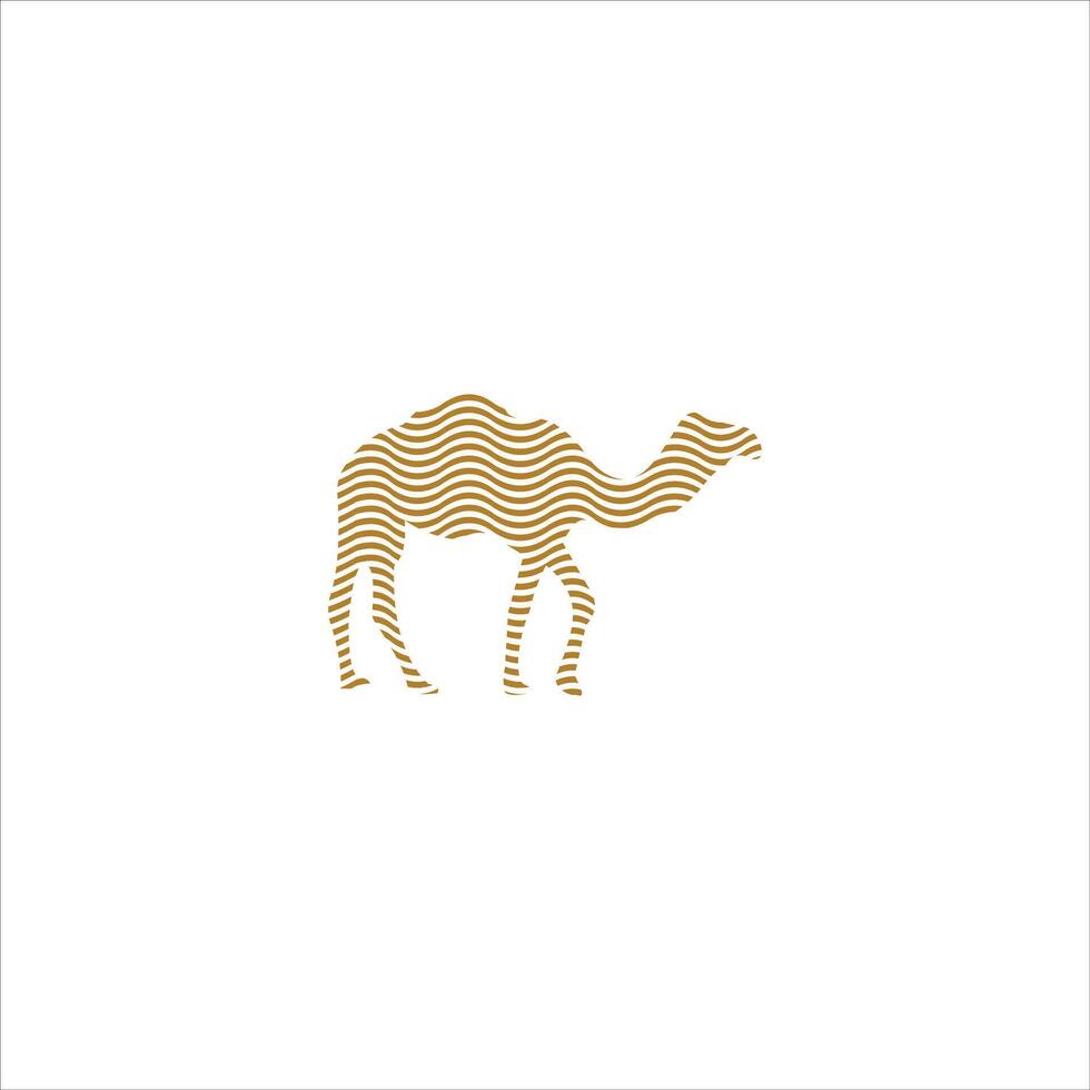 Animal Camel Logo Design Template vector