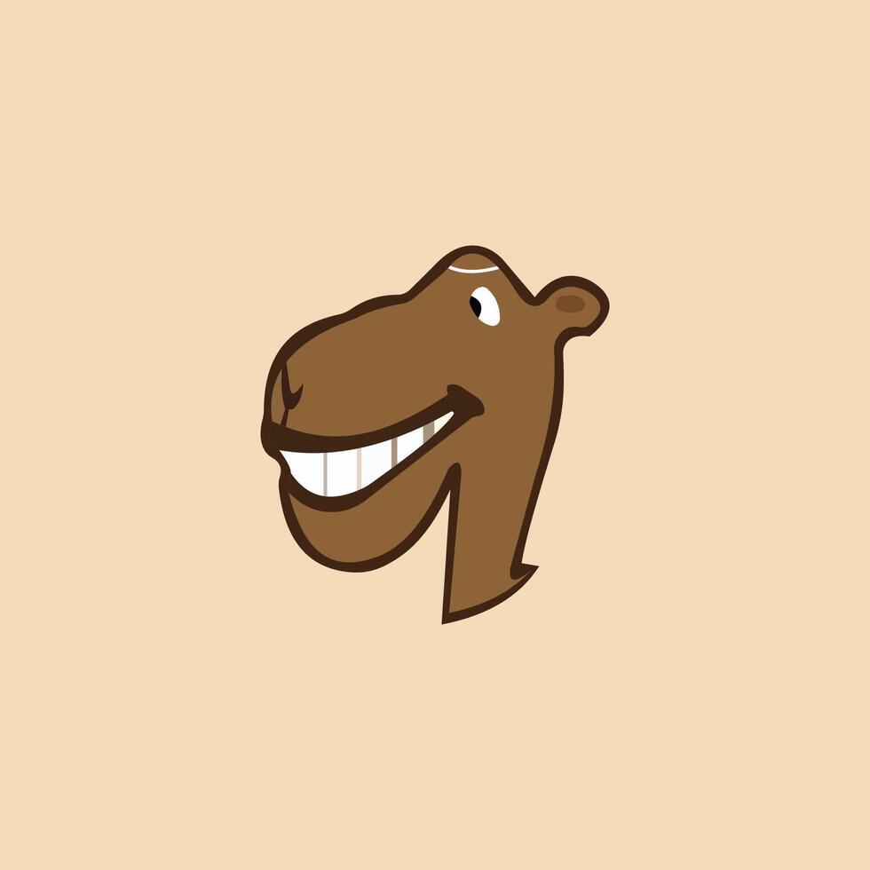 Animal Camel Logo Design Template vector
