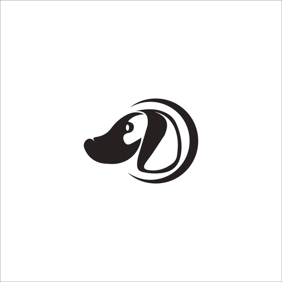 animal perro logo vector diseño plantillas