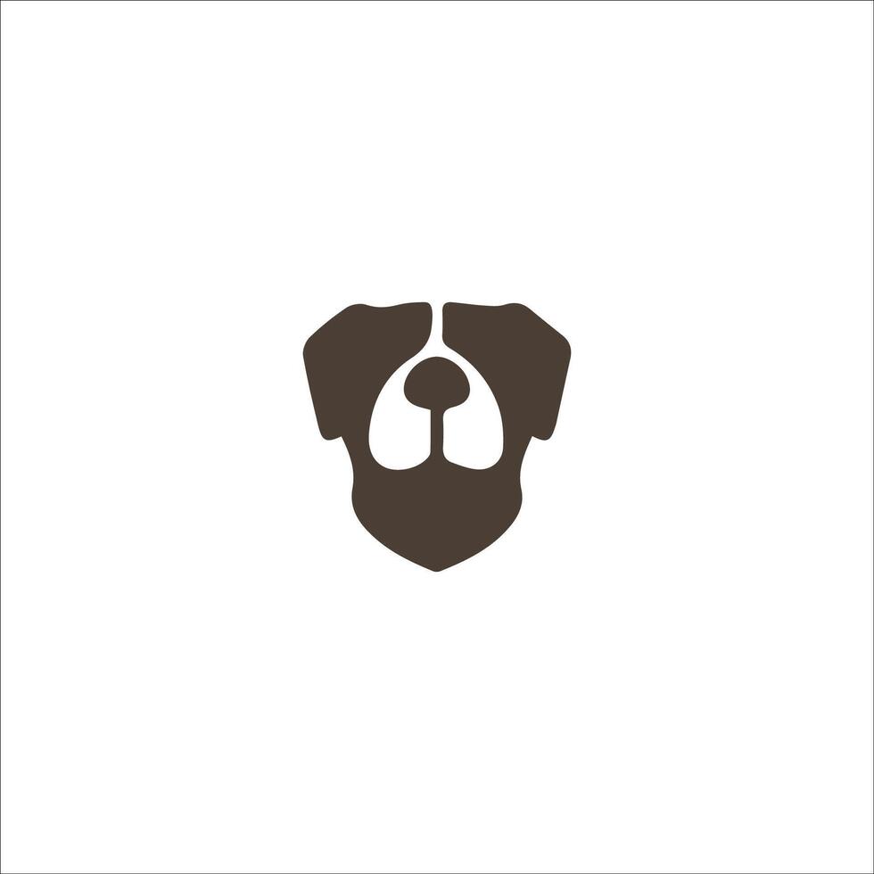 animal perro logo vector diseño plantillas