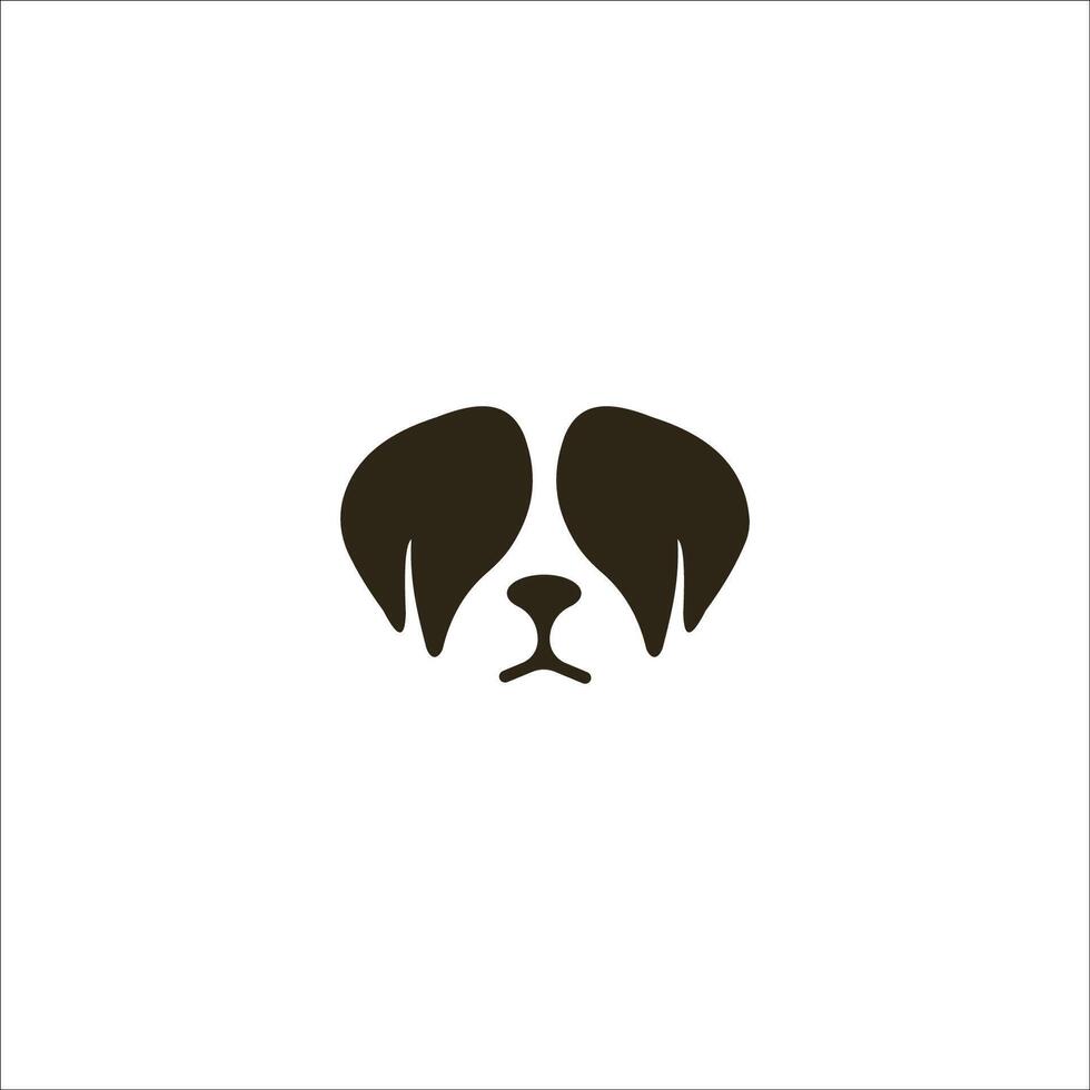 animal perro logo vector diseño plantillas