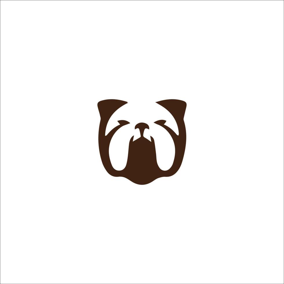 animal perro logo vector diseño plantillas