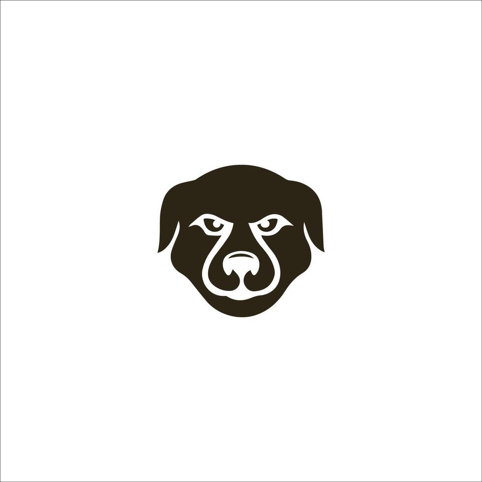 animal perro logo vector diseño plantillas