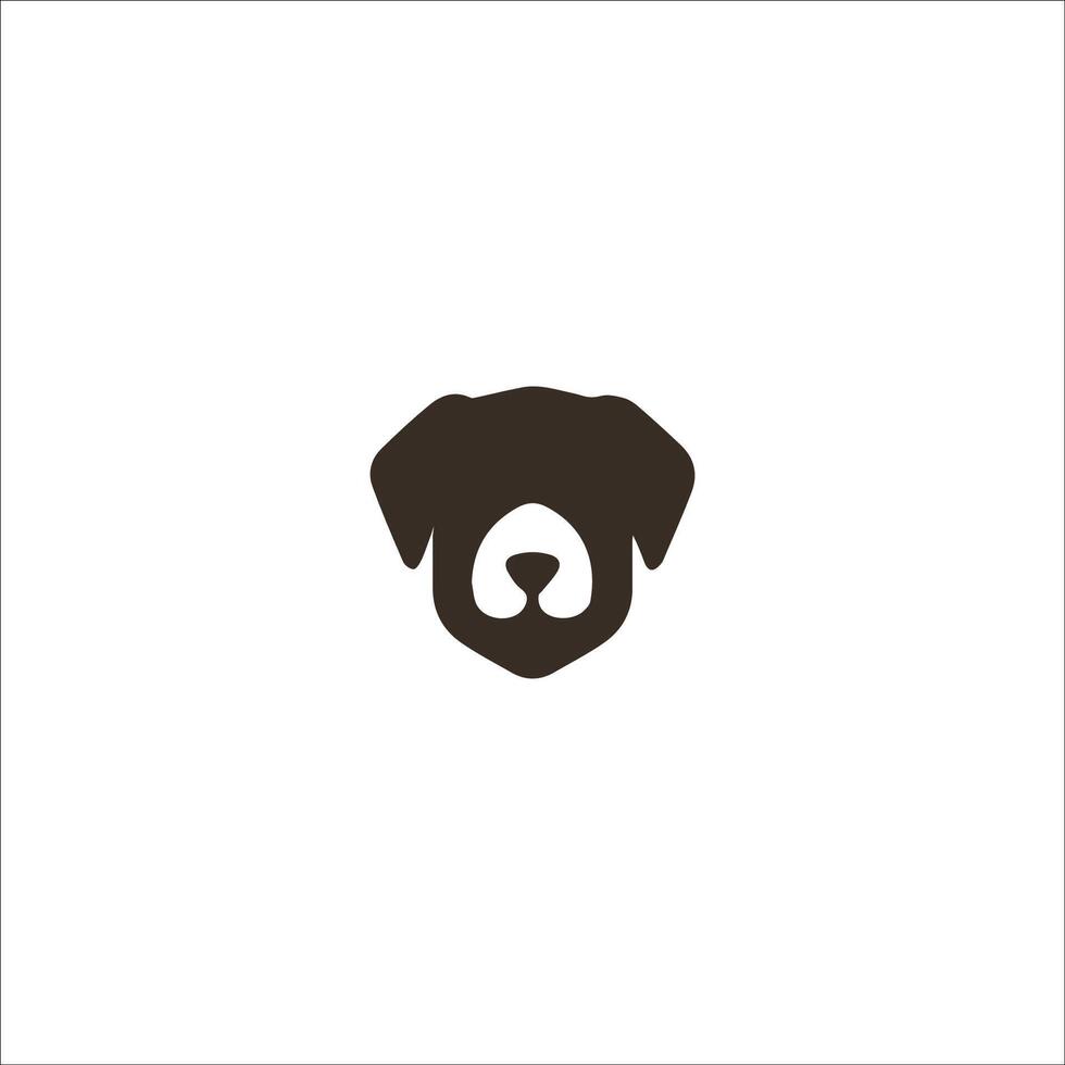 animal perro logo vector diseño plantillas