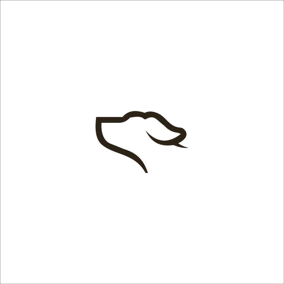 Animal dog logo vector design templates