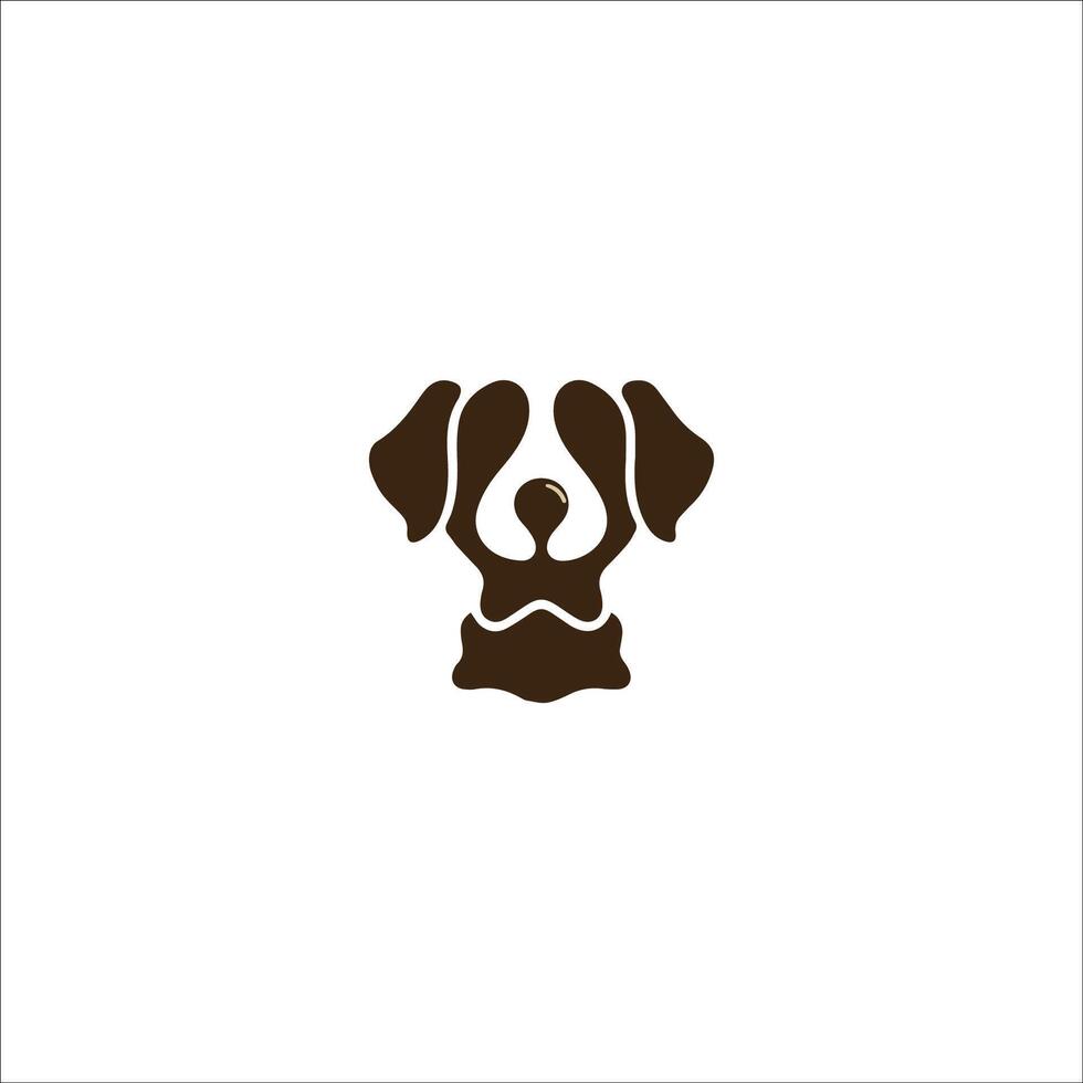 animal perro logo vector diseño plantillas