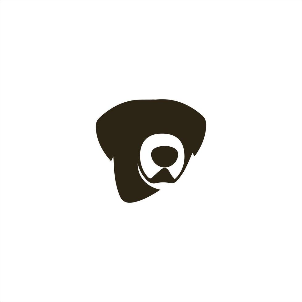 animal perro logo vector diseño plantillas