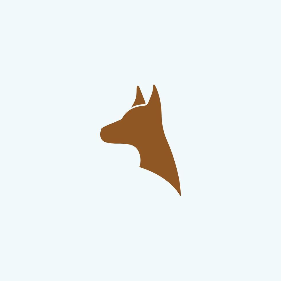 Animal dog logo vector design templates