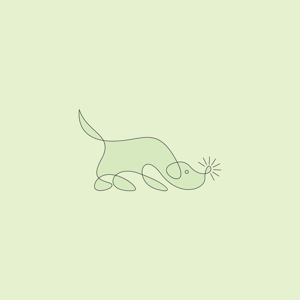 animal perro logo vector diseño plantillas